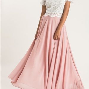 Rose maxi skirt